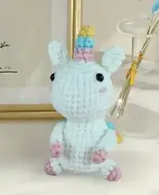 DIY Learn Crochet Kit for Beginners Amigurumi UNICORN - NEW / Shipping Included