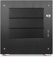 iStarUSA Case S-35EX Compact Tower U 3x5.25-inch Bay USB 1U Flex Power Supply Mini-ITX Brown Box