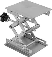 HEALEEP 1Pc Laboratory Lifter Stainless Steel Scissor Jack Stand for Chemical and Experiments Laboratory Height Table Oil and Acid Design