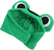 ibasenice Adorable Comfortable Hamster Hat Cartoon Frog Shaped Design for Small Pets Breathable and Skin Friendly for Parties Photography and Seasonal Celebrations
