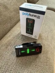 TC Electronic Polytune clip on tuner in black polyphonic. New Unopened.