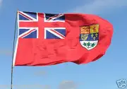 NEW 3x5 ft RED CANADA NAVY NAVAL ENSIGN PRE1965 CANADIAN FLAG better quality us