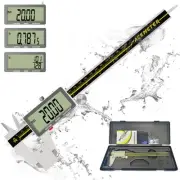 Digital Caliper,0-8" Vernier Calipers Measuring Tool-Electronic Micrometer wi...
