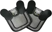 DOWN UNDER OUTDOORS 2 Pack Small Chicken Saddles for Bantams and Young Birds, Includes Shoulder Covers (Grey Mesh)