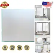 Stylish Frosted Window Film - 96% UV Protection, Static Cling 29.5 x 157.5 Inch