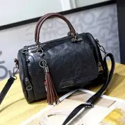 Yogodlns Tassel Decor Handbag, Women'S Large Capacity Shoulder Bag, Fashion Zipp