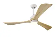 52" Ceiling Fan w/ Lights Remote Control DC Motor 6 Speed Reversible Ceiling Fan