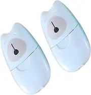 WHAMVOX 2pcs Portable Travel Soap Flakes Scented Disposable Hand Washing Blue Soap Petals for Convenient Bathing Home and Office Use