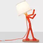 Fun Desk Lamp for Kids Bedside Bedroom - Creative Swing Arm Modern Unique Rea...