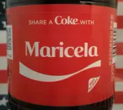 Share A Coke With Maricela 2018 Limited Edition Personalized Coca Cola Bottle
