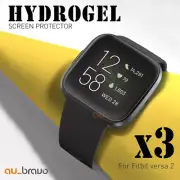 3x For Fitbit Versa 2 Ultra Clear HYDROGEL Full Coverage Screen Protector Guard