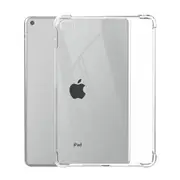 ZUSLAB iPad 5 Case Anti-Scratch Soft TPU Slim Fit Tablet Back Flexible Thin Rubber Silicone Protective Cover for Apple Samsung 9.7" (2017) - Clear