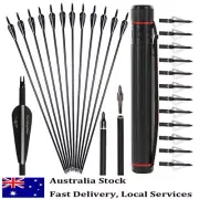 Archery Hunting 30" Arrows Quiver Broadheads for Recurve bow/Compound bow Arrows