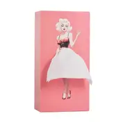 Cartoon Girl Tissue Box, Flying Skirt Tissue Box Desktop Decoration Napkin Box,Girl Long Skirt Tiss pink