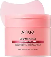 Anua Niacinamide 5 TXA Toner Pads – Hydrating Facial Pad for Even-Looking Skin Tone & Daily Radiance Care, Glow up Under-eye with Tranexamic acid, Korean Skin Care (210ml, 60 Pads)