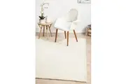 Rug Culture Neutral Handmade Felted Wool Scandi Flatwoven Rug - 400X300CM