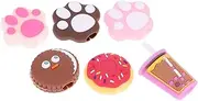 6pcs Adorable Silicone Cable Protectors Data Lines Protector Anti-bend for Phone Charger Colorful Sturdy Easy to Carry