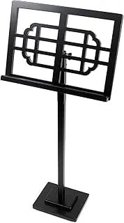 Music Stand Portable Wooden Music Holder Vintage Style Sheet Music Stands for Choir Church Band Classroom Use