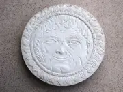 Sun God DIY Stepping Stone Cement Mold 18x2 Make 100s for Pennies, FREE USA Ship