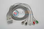 GE 5 Lead ECG Snap for APEX PRO CH 3 ft 411200-001, 411202-001 Compatible