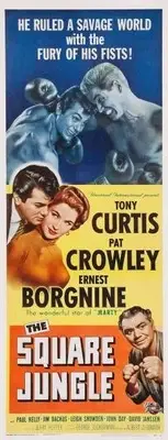 The Square Jungle poster Tony Curtis Pat Crowley Ernest Borgni- 1955 Old Photo