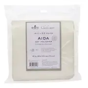 Charles Craft Polyester Aida 14 Count 48"X60"-Ivory