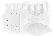 1pair Gel Silicone Bunion Corrector Toe Separators Forefoot Pads Orthopedic Braces Orthotic Hallux Valgus Spacers(White)
