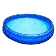 Classic 3 Ring Kiddie Pool 60'' X 12'' For Kids Toddlers Children Adults,