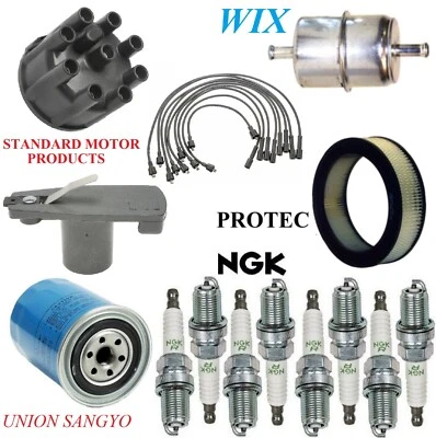 Tune Up Kit Filters Cap Spark Plugs Wire For DODGE D100 PICKUP V8 5.2L 4WD 70-72