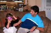 Damon Hill enjoys some quality time with his daughter Tabatha at h- Old Photo 1
