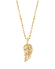 Bloomingdale's Fine Collection Wing Pendant Necklace in 14K Yellow Gold, 18