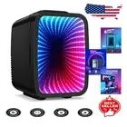 Portable 4L Mini Fridge with LED Light - Cooler & Warmer for Gaming and Office