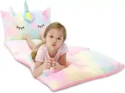 Unicorn Kids Floor Pillow Fold Out Lounger