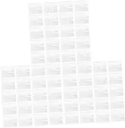 Minkissy 3sets Double-Sided Nail Glue Sticker Set Nails Tips Adhesive for Press Short 20sheets*3