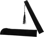 Amosfun 1 Set Bamboo Silk Folding Fan Hand Fan Hand Held Fan Dancing Fan Trad...