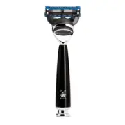 RYTMO Black 5-Blade Razor - Includes Authentic Gillette Fusion Blade, Gift Boxed
