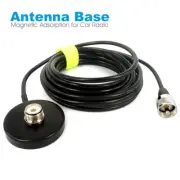Walkie Talkie Car Radio Antenna Magnet Mount Bracket Base UHF PL259 So239 Port