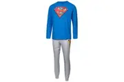 2 x Mens Superman Pyjamas Pyjama Tracksuit Adult Super Man Sleep Set