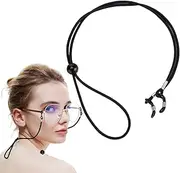 [lyanny] Glasses String Holder - Eyewear String Cord Retainer Neck Holders - Breathable Anti-Slip Men Women Glass Straps for Fitness Outdoor Activities Cycling
