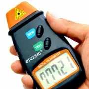 Digital Laser Tachometer LCD Speedometer Photo Tachometer Non-Contact DT22 LOVE