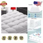 Cooling Mattress Protector Full XL - Overfilled Down Alternative Comfort Topper