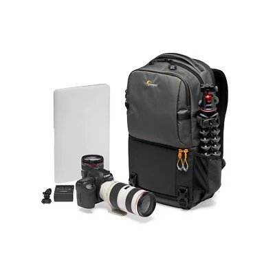 Lowepro Grey Fast 250 AW III Mirrorless DSLR Camera Backpack with QuickDoor A...