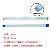7Pin 1mm Pitch FFC FPC Flexible Flat Cable AWM VW-1 20624 80C 60V A B Type