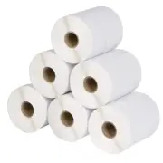 6 Rolls 4" x 6" Zebra 2844 Eltron ZP450 Direct Thermal Shipping 3000 Labels