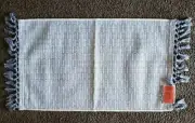 Opalhouse - 20”X 34” Textured Kitchen Rug With Fringe (Light Blue) - (Washable)