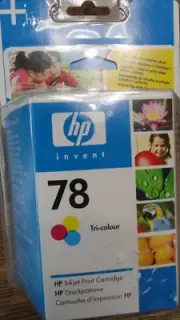HP Inkjet Printer ink Cartridge 78 Tri Colour November 2007 Singapore