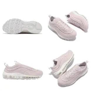 【NIKE 耐吉】休閒鞋 Air Max 97 LX 運動 女鞋 氣墊 避震 編織造型 球鞋穿搭 粉紫 白(DC4144-500)