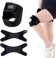 Patella Knee Brace for Knee Pain, Patellar Tendon Support Strap Knee Compression Sleeve for Arthritis Pain and Support, Essential Workout Knee Guard Knee Pads (L)