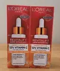 2x L'oreal Revitalift Derm Grade Intensives 12% Vit C E Salicylic Acid Serum 1oz