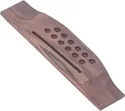 12 String Guitar Bridge, Rosewood Saddle Bridge, 52mm Spacing, Vintage Look, for Acoustic Guitars